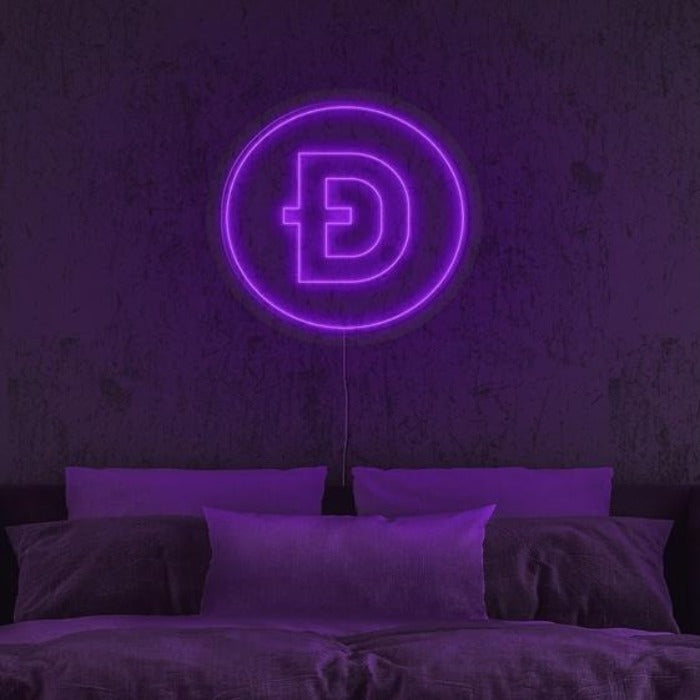 Dogecoin Neon Sign - ELECTROLUXE