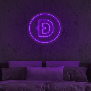 Dogecoin Neon Sign - ELECTROLUXE