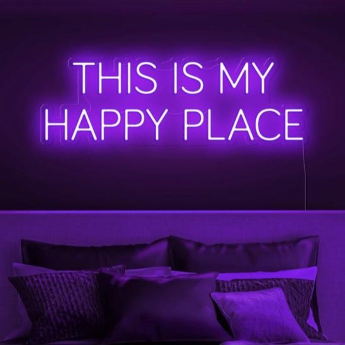 This Is My Happy Place Neon Sign - ELECTROLUXE