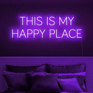 This Is My Happy Place Neon Sign - ELECTROLUXE