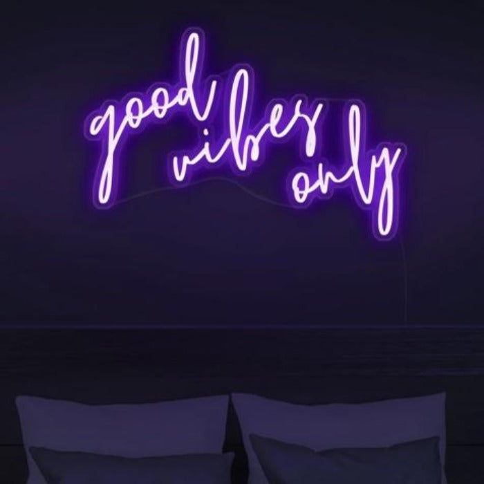 Good Vibes Only Neon Sign - ELECTROLUXE