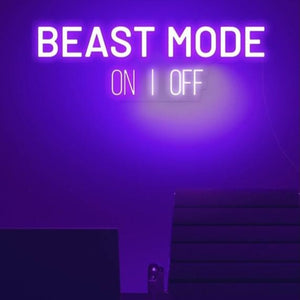 Beast Mode Activated Neon Sign - ELECTROLUXE