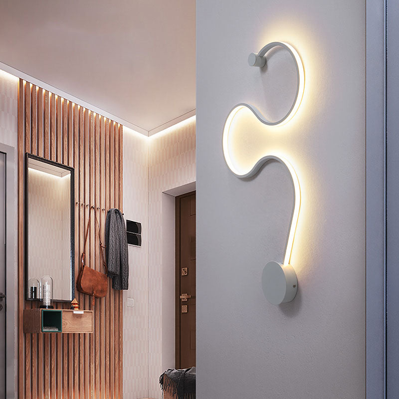 Modern Black-White LED Wandlamp - ELECTROLUXE