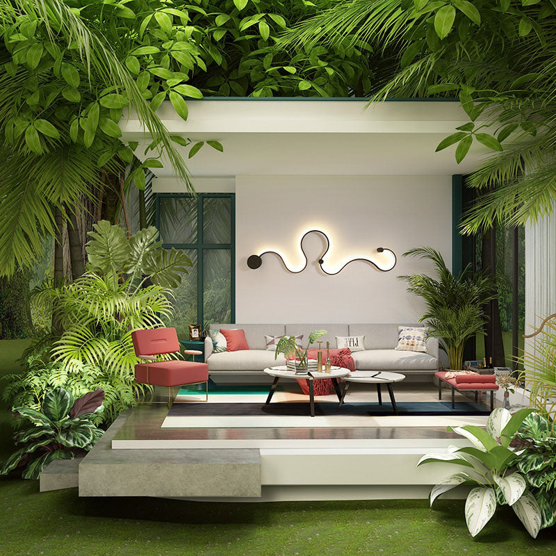 Modern Black-White LED Wandlamp - ELECTROLUXE