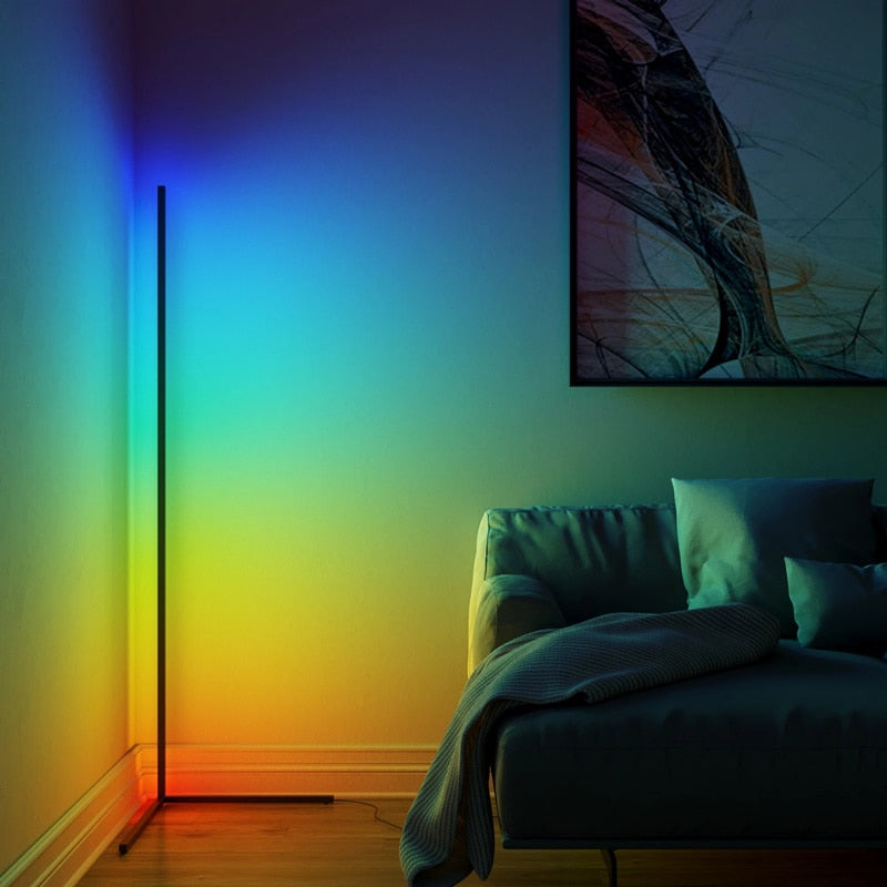 Minimalist RGB LED Floor Lamp - ELECTROLUXE