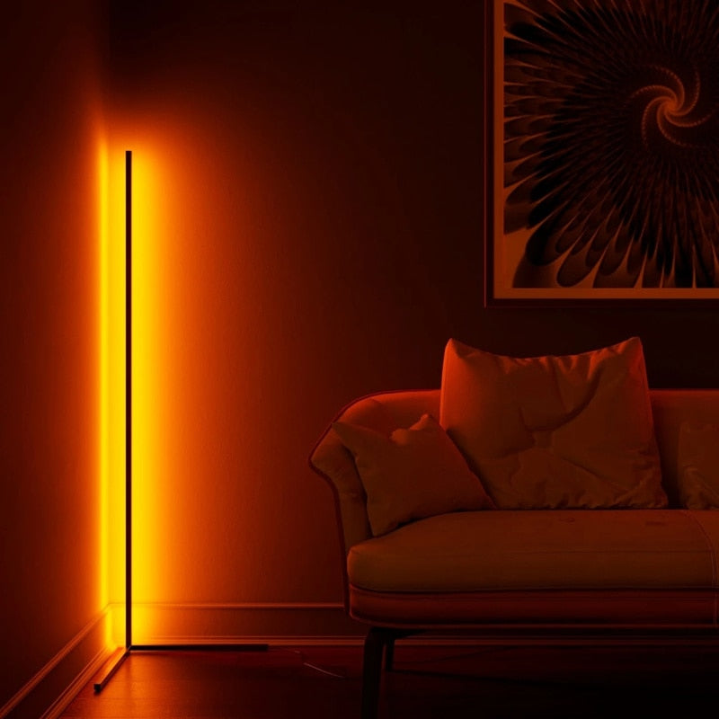 Minimalist RGB LED Floor Lamp - ELECTROLUXE