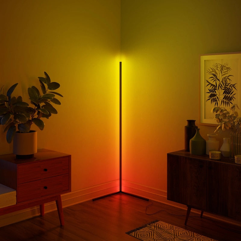 Minimalist RGB LED Floor Lamp - ELECTROLUXE