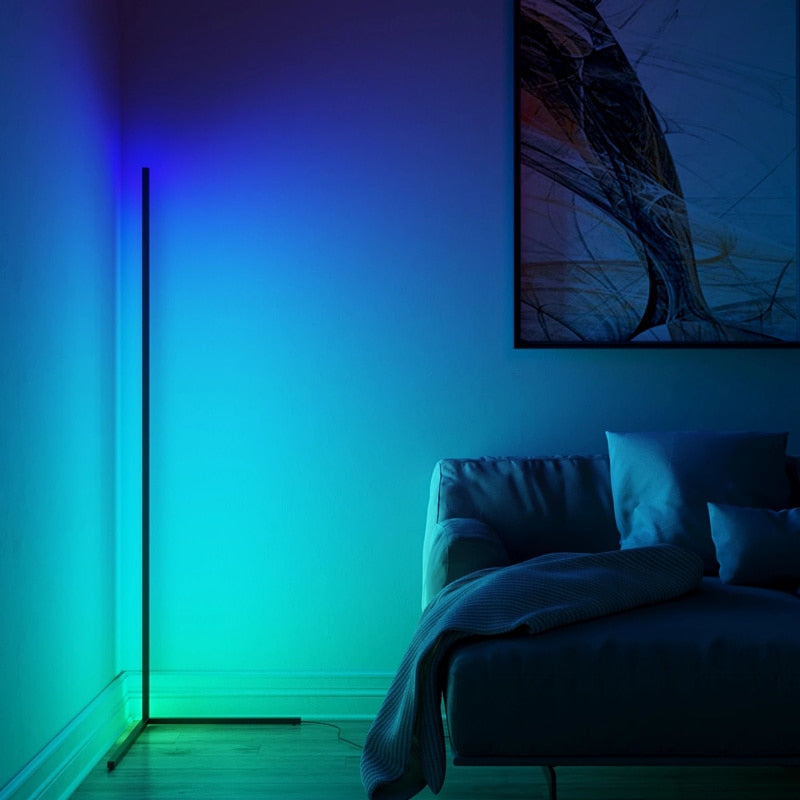 Minimalist RGB LED Floor Lamp - ELECTROLUXE