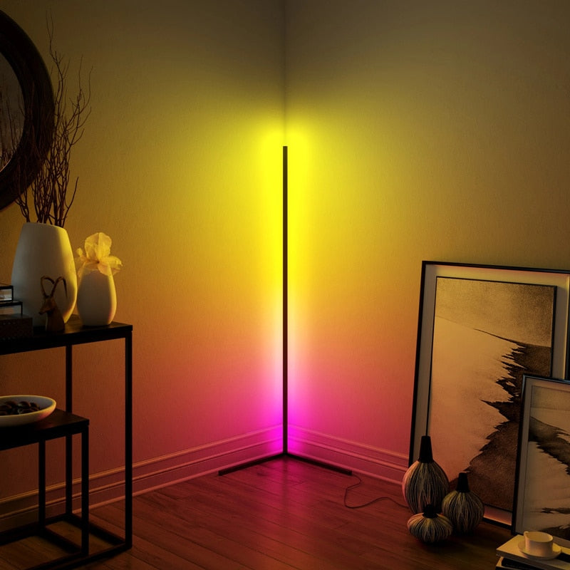 Minimalist RGB LED Floor Lamp - ELECTROLUXE
