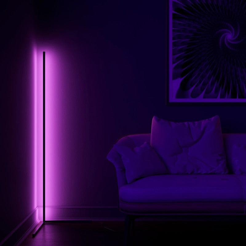 Minimalist RGB LED Floor Lamp - ELECTROLUXE