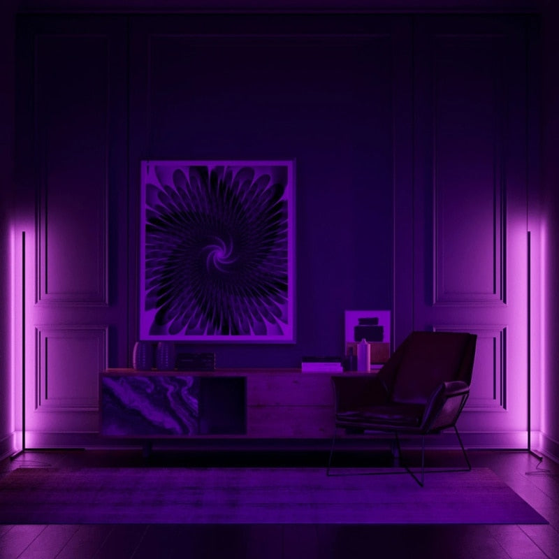 Minimalist RGB LED Floor Lamp - ELECTROLUXE