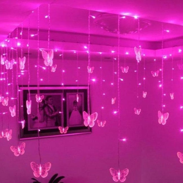 LED Butterfly Strip Curtain Lights - ELECTROLUXE