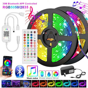 Bluetooth Music LED Strip Lights - ELECTROLUXE