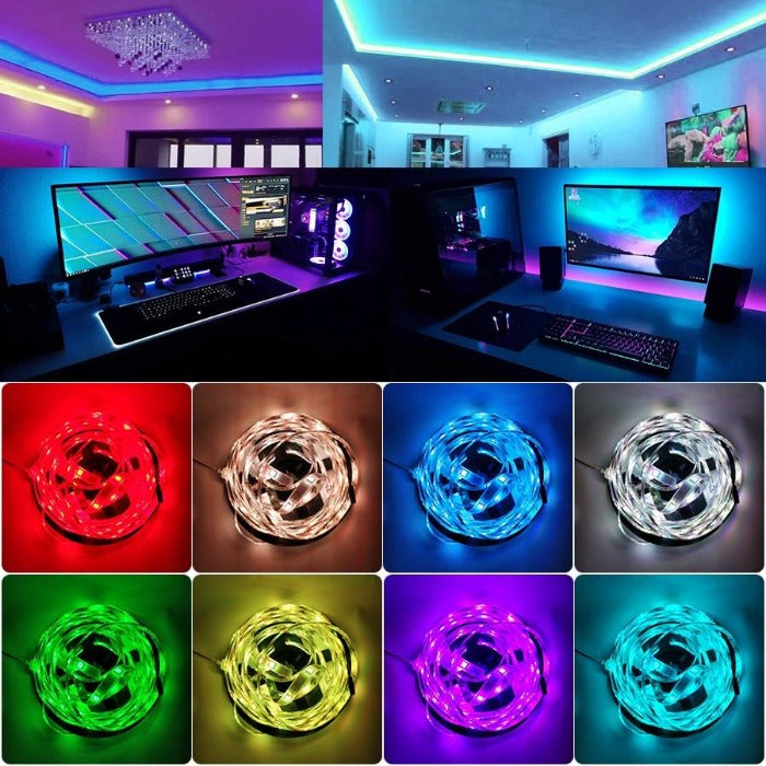 Bluetooth Music LED Strip Lights - ELECTROLUXE