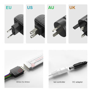 Bluetooth Music LED Strip Lights - ELECTROLUXE