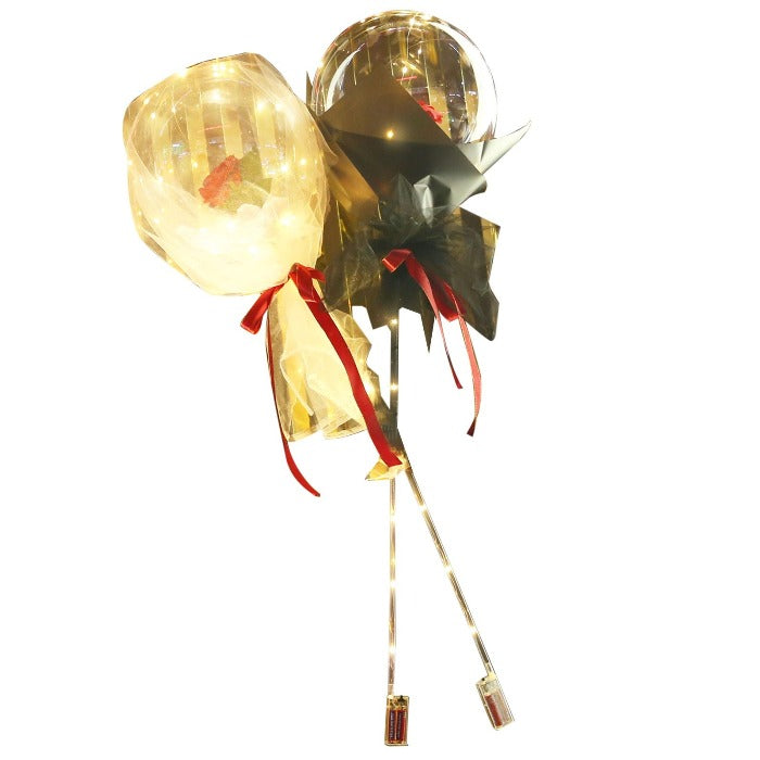 Luminous Rose Balloon Bouquet - ELECTROLUXE