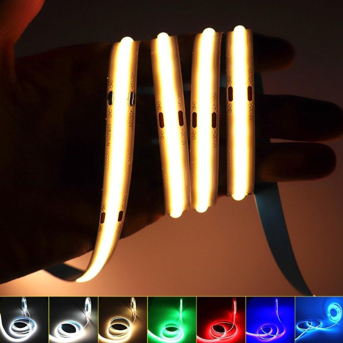 Flexible Dimmable COB LED Strip Light - ELECTROLUXE