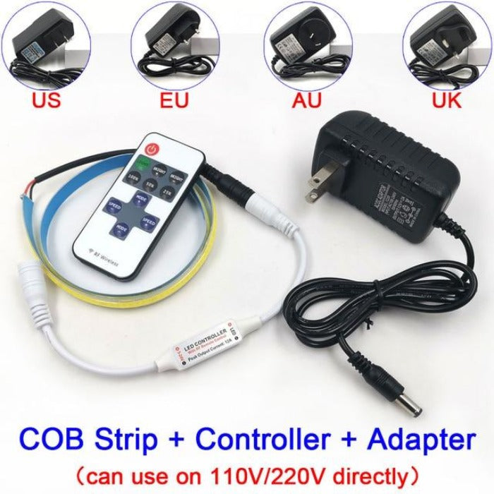Flexible Dimmable COB LED Strip Light - ELECTROLUXE