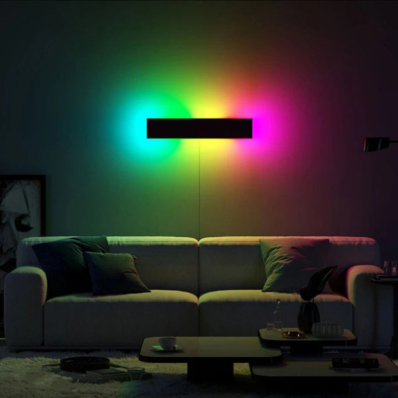 Minimalist RGB LED Ultra Thin Wall Lamp - ELECTROLUXE