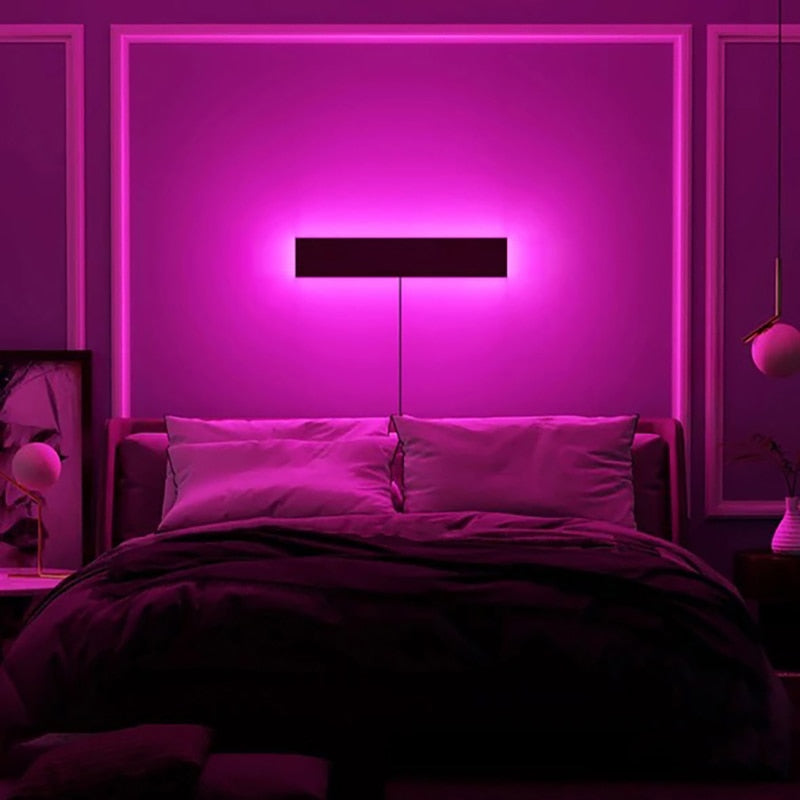 Minimalist RGB LED Ultra Thin Wall Lamp - ELECTROLUXE
