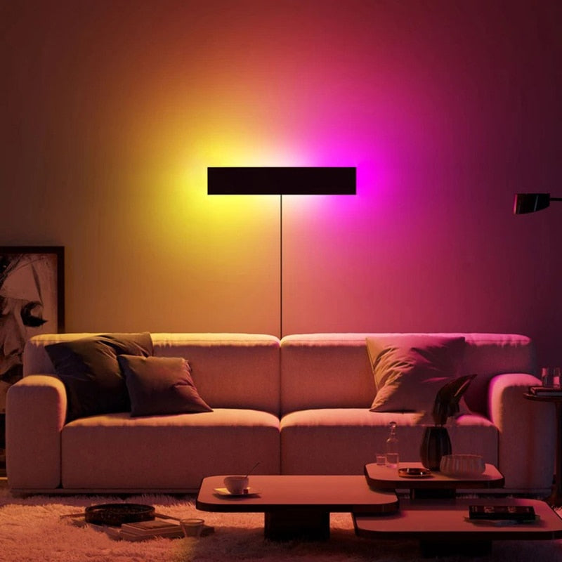 Minimalist RGB LED Ultra Thin Wall Lamp - ELECTROLUXE