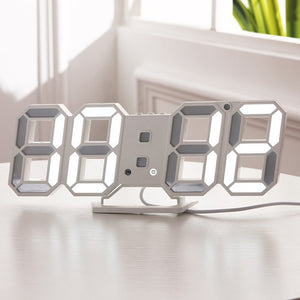 Modern Design 3D Digital Wall Clock - ELECTROLUXE