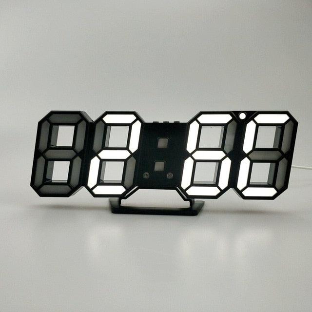 Modern Design 3D Digital Wall Clock - ELECTROLUXE