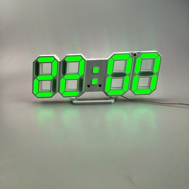 Modern Design 3D Digital Wall Clock - ELECTROLUXE