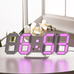 Modern Design 3D Digital Wall Clock - ELECTROLUXE