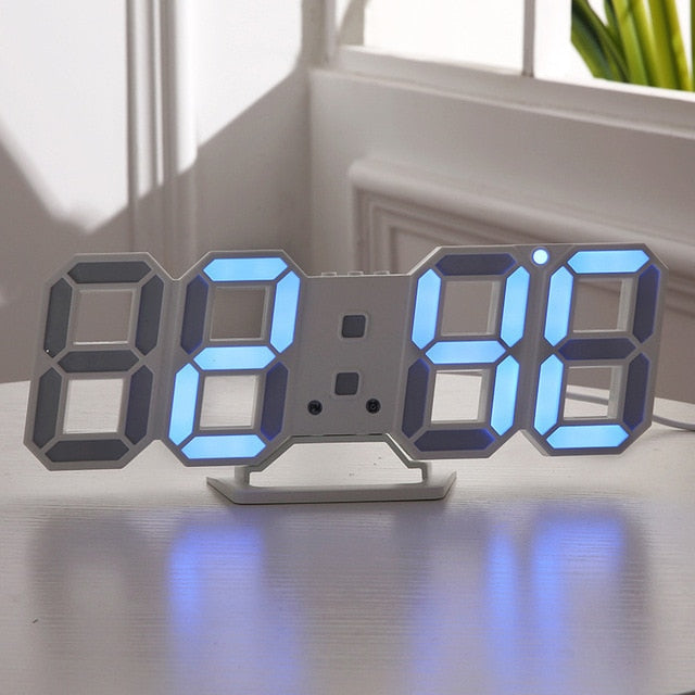 Modern Design 3D Digital Wall Clock - ELECTROLUXE