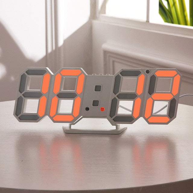Modern Design 3D Digital Wall Clock - ELECTROLUXE