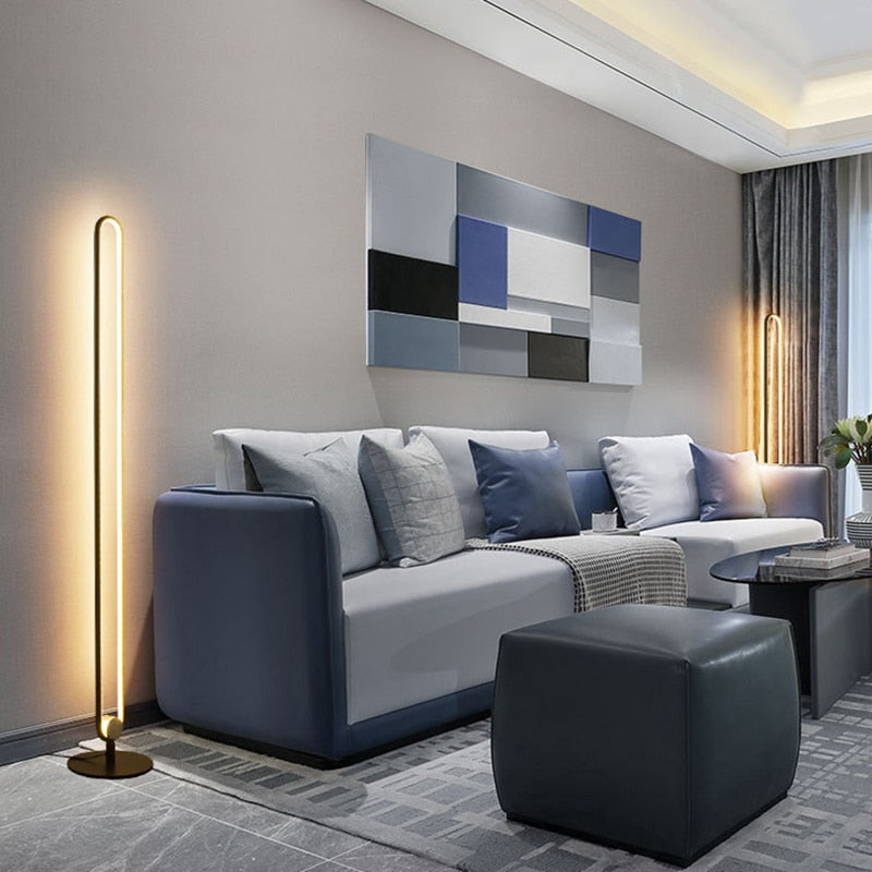 Round Minimalist Floor Lamp - ELECTROLUXE
