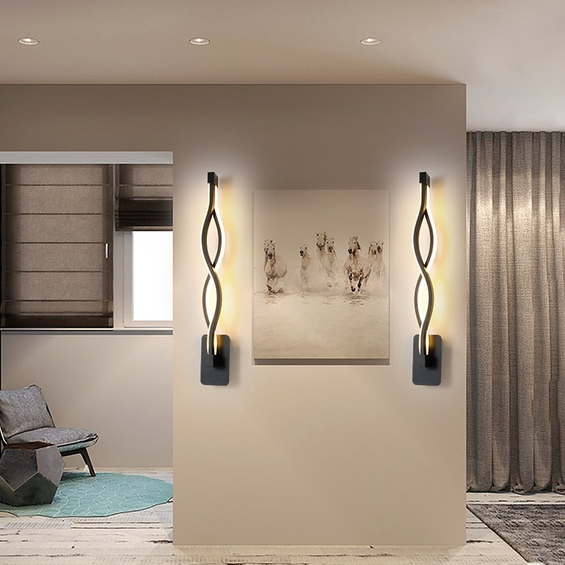 Abstract Minimalist LED Wall Lamp - ELECTROLUXE
