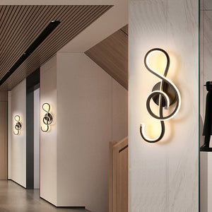 Abstract Minimalist LED Wall Lamp - ELECTROLUXE