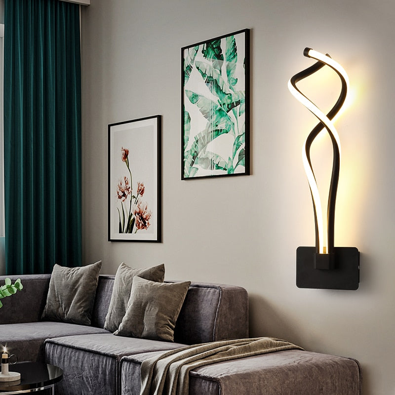 Abstract Minimalist LED Wall Lamp - ELECTROLUXE