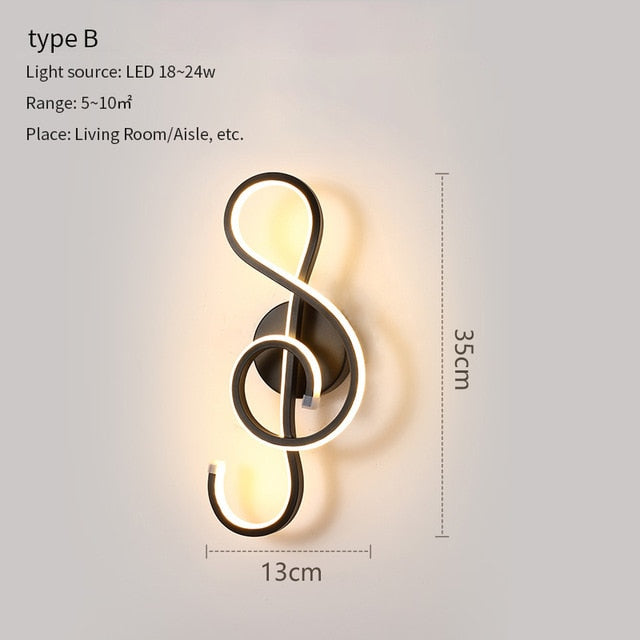 Abstract Minimalist LED Wall Lamp - ELECTROLUXE