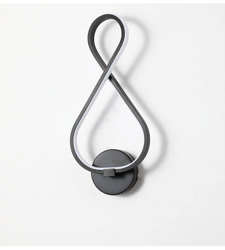 Abstract Minimalist LED Wall Lamp - ELECTROLUXE