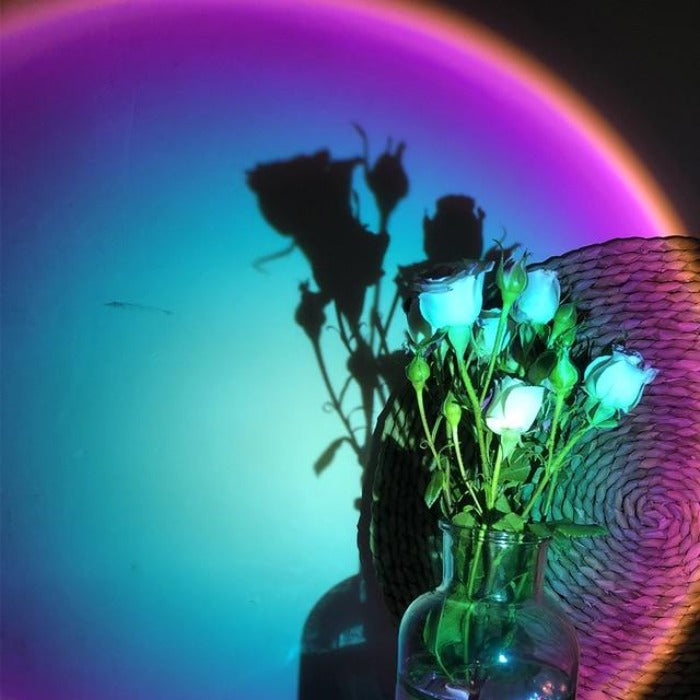 Rainbow Sunset Projector Lamp - ELECTROLUXE