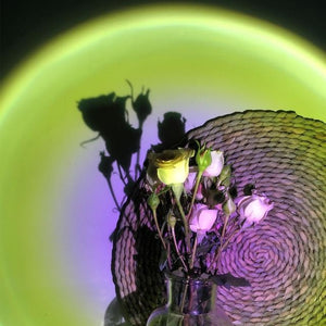 Rainbow Sunset Projector Lamp - ELECTROLUXE