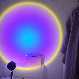 Rainbow Sunset Projector Lamp - ELECTROLUXE