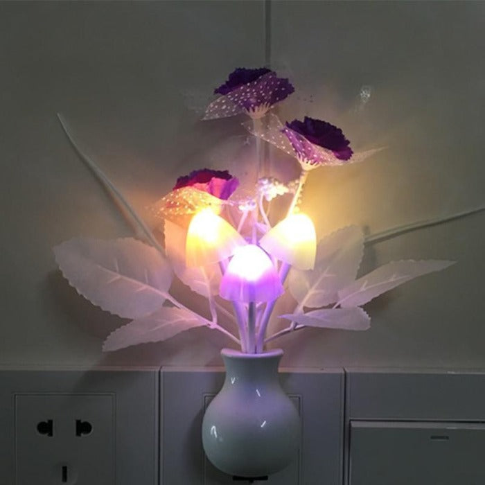 Floral Mushroom Night Lamp - ELECTROLUXE