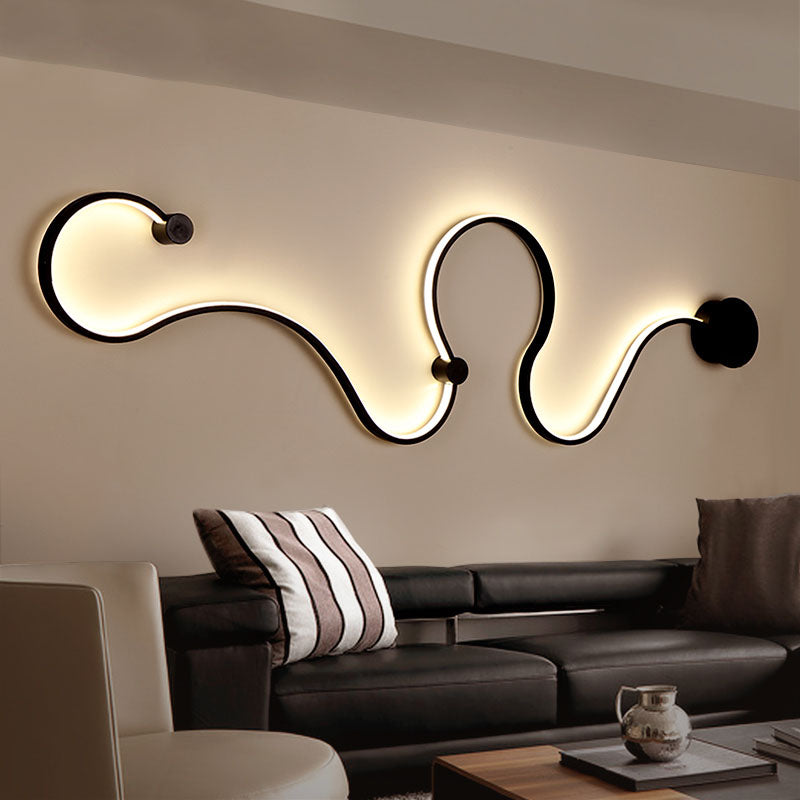 Modern Black-White LED Wandlamp - ELECTROLUXE