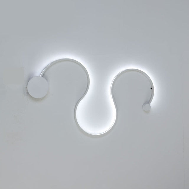 Modern Black-White LED Wandlamp - ELECTROLUXE