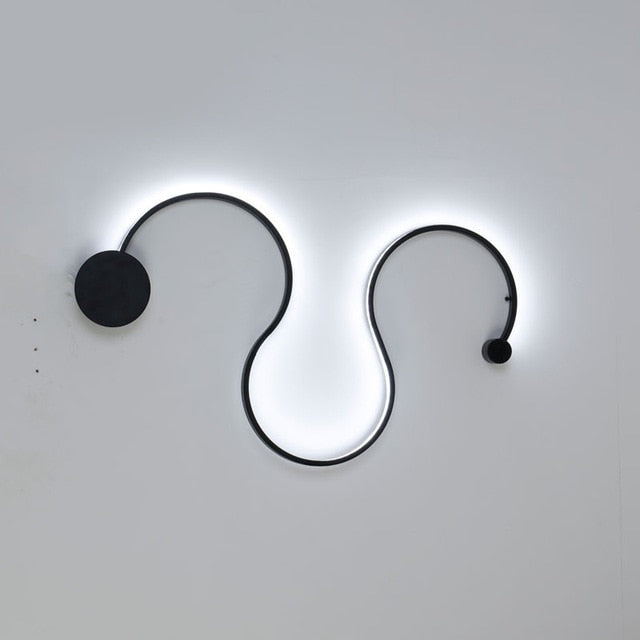 Modern Black-White LED Wandlamp - ELECTROLUXE