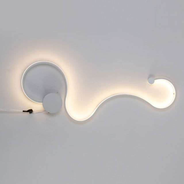 Modern Black-White LED Wandlamp - ELECTROLUXE