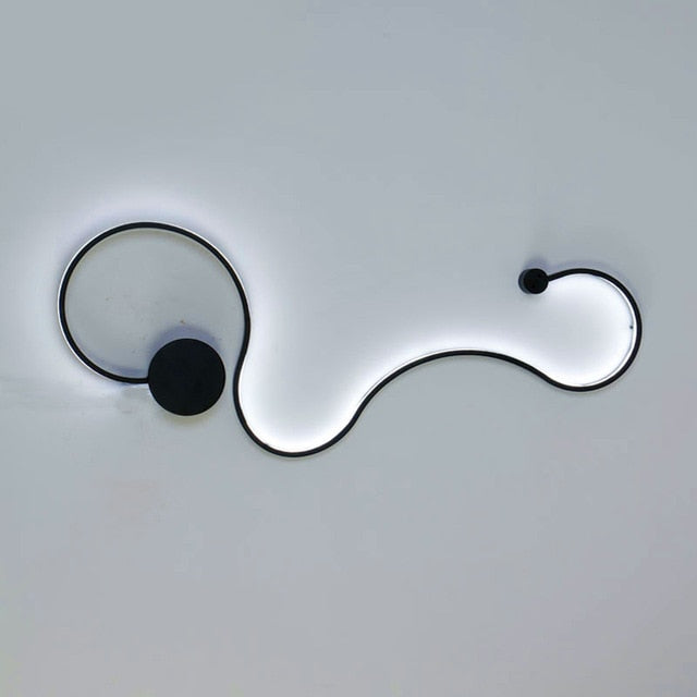 Modern Black-White LED Wandlamp - ELECTROLUXE
