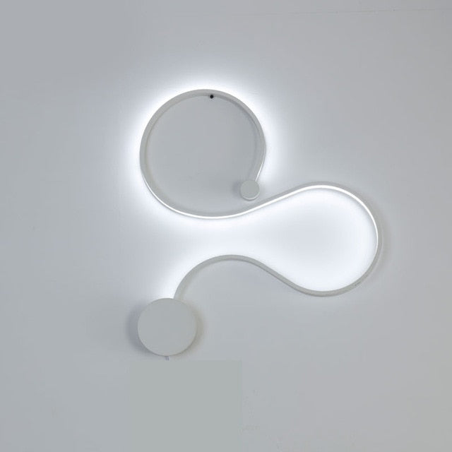 Modern Black-White LED Wandlamp - ELECTROLUXE