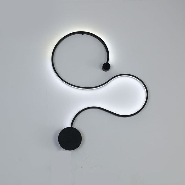 Modern Black-White LED Wandlamp - ELECTROLUXE